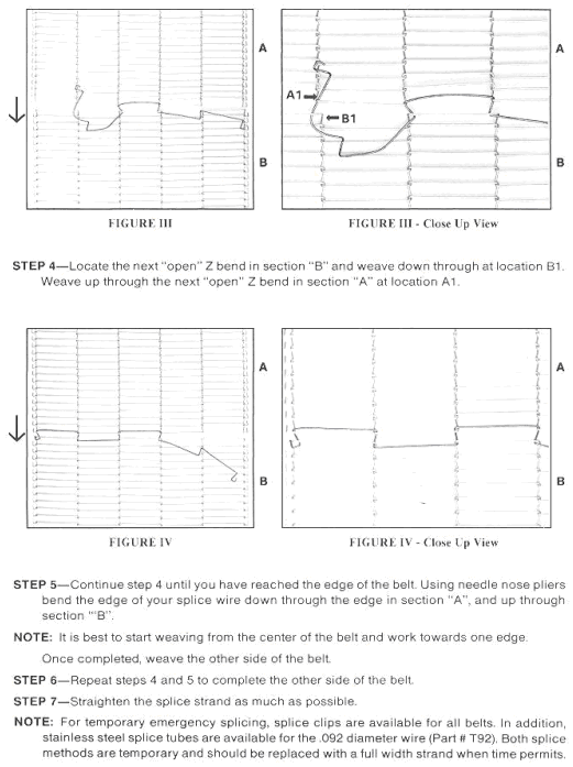 Splice a belt-2